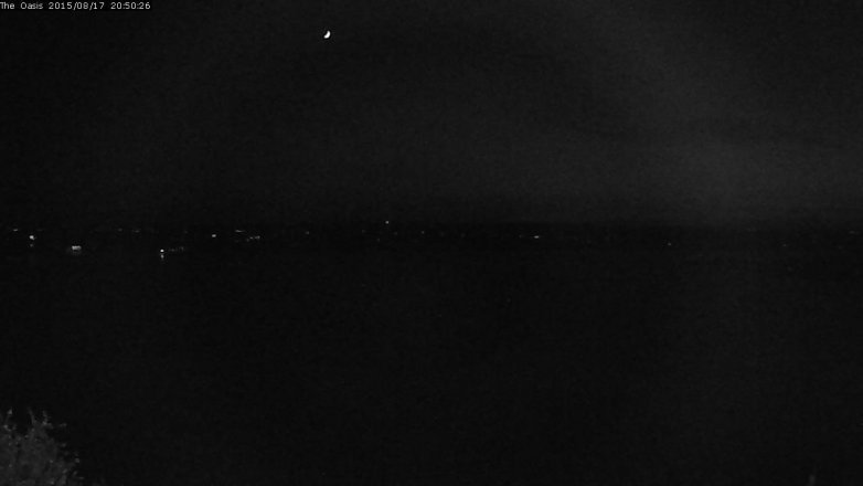 Lake Travis webcam, August 17, 2015 7:55 PM CT