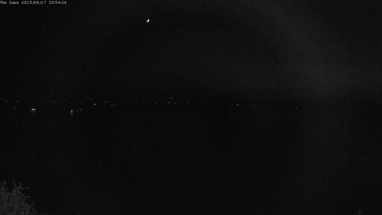 Lake Travis webcam, August 17, 2015 8:00 PM CT