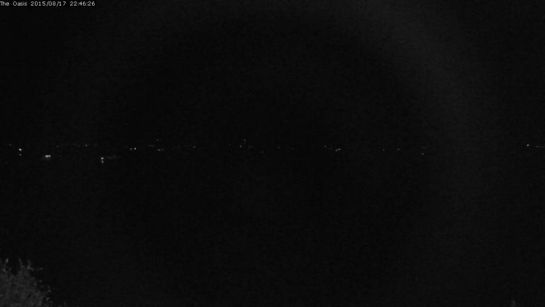 Lake Travis webcam, August 17, 2015 9:55 PM CT