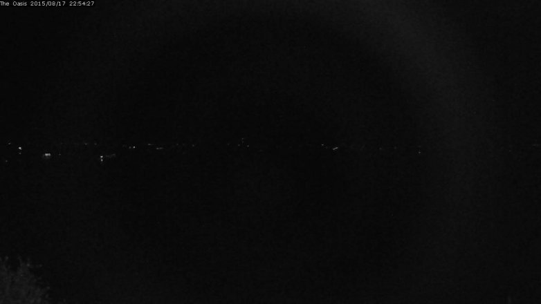 Lake Travis webcam, August 17, 2015 10:00 PM CT