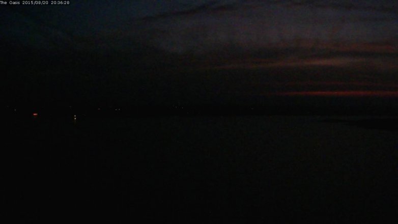 Lake Travis webcam, August 20, 2015 7:45 PM CT