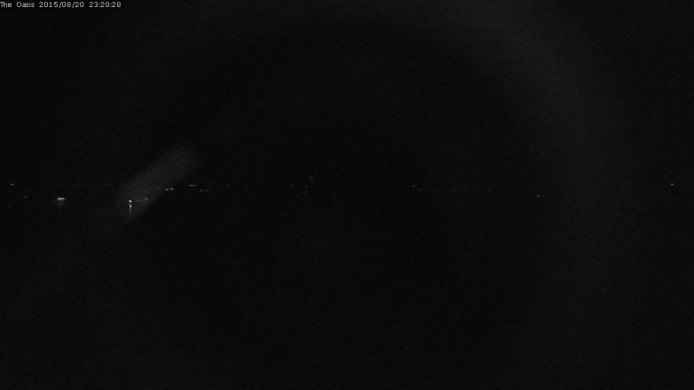 Lake Travis webcam, August 20, 2015 10:25 PM CT