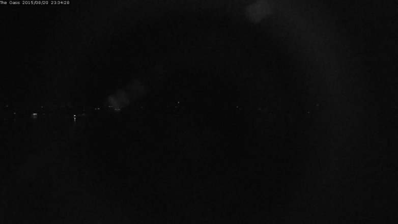 Lake Travis webcam, August 20, 2015 10:40 PM CT
