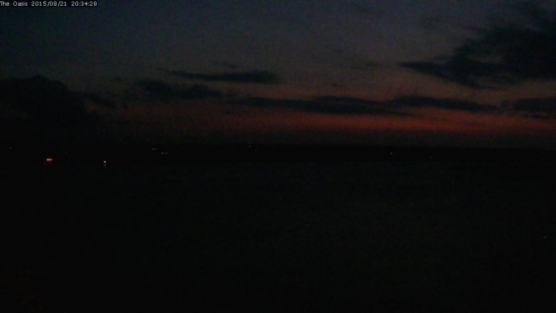 Lake Travis webcam, August 21, 2015 7:40 PM CT