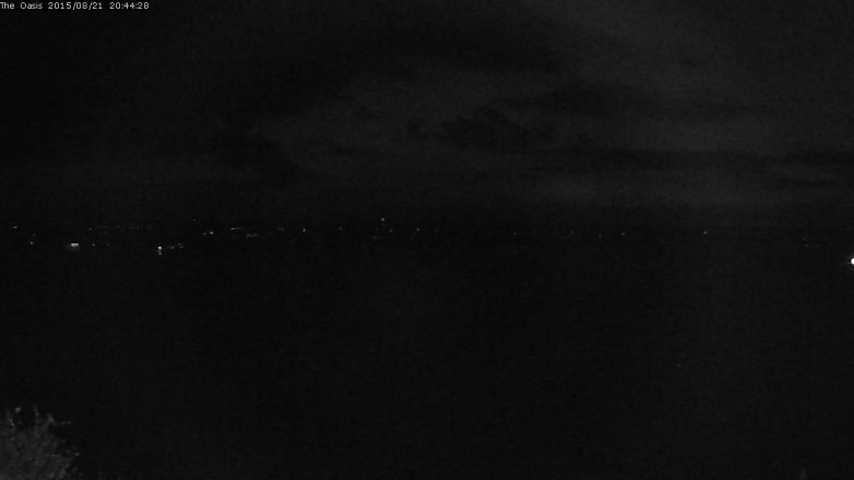 Lake Travis webcam, August 21, 2015 7:50 PM CT
