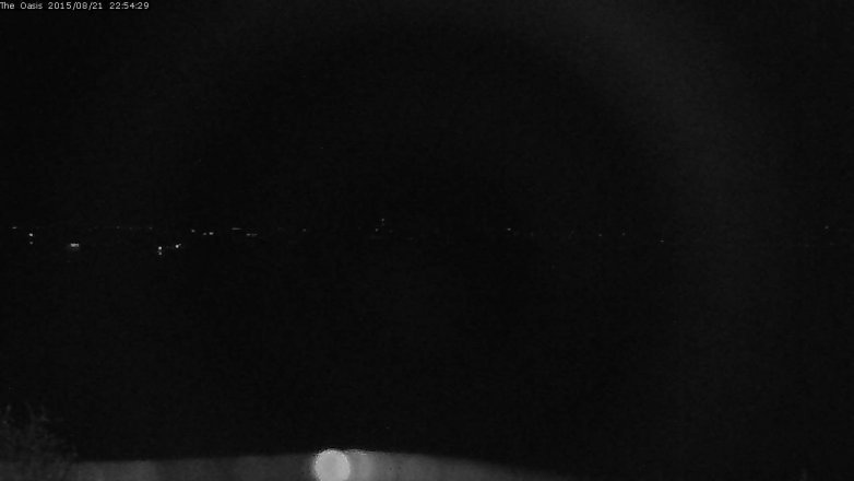 Lake Travis webcam, August 21, 2015 10:00 PM CT