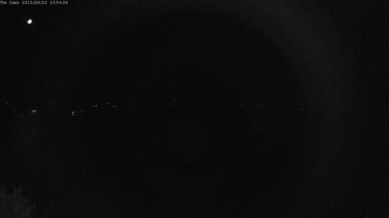Lake Travis webcam, August 22, 2015 11:00 PM CT