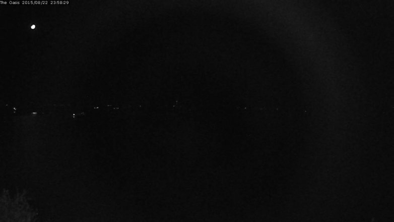 Lake Travis webcam, August 22, 2015 11:05 PM CT