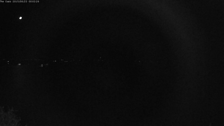 Lake Travis webcam, August 22, 2015 11:10 PM CT