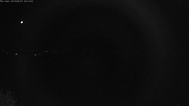 Lake Travis webcam, August 22, 2015 11:20 PM CT