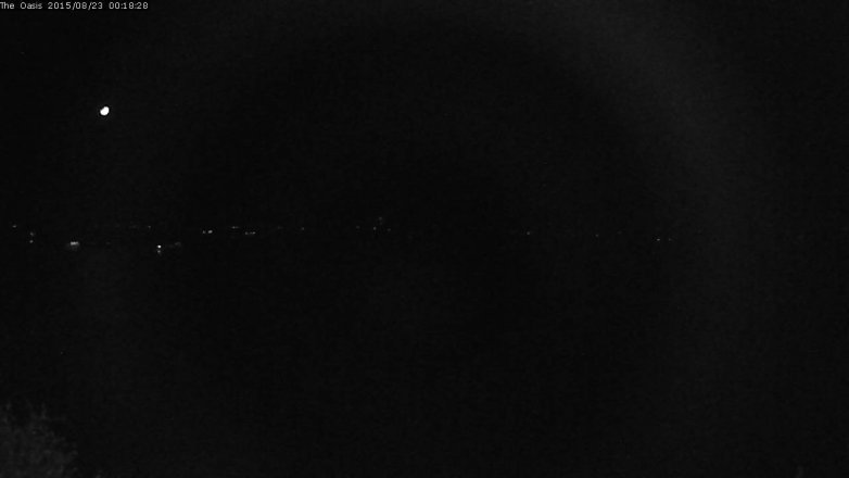 Lake Travis webcam, August 22, 2015 11:25 PM CT