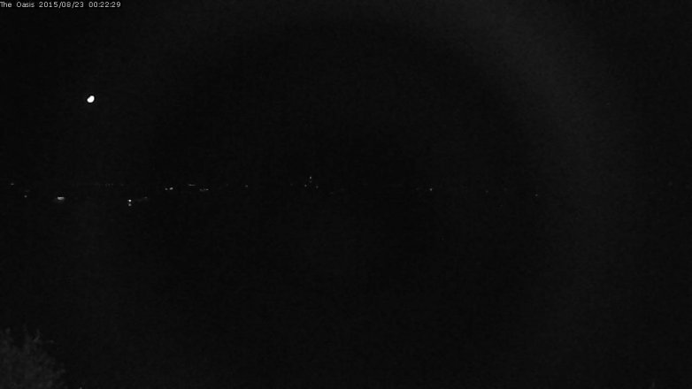 Lake Travis webcam, August 22, 2015 11:30 PM CT