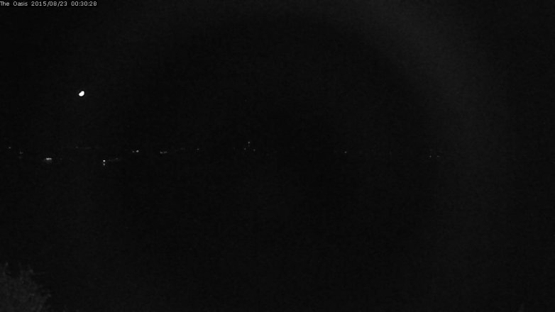 Lake Travis webcam, August 22, 2015 11:35 PM CT