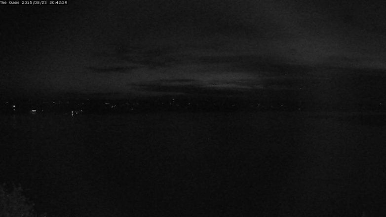 Lake Travis webcam, August 23, 2015 7:50 PM CT