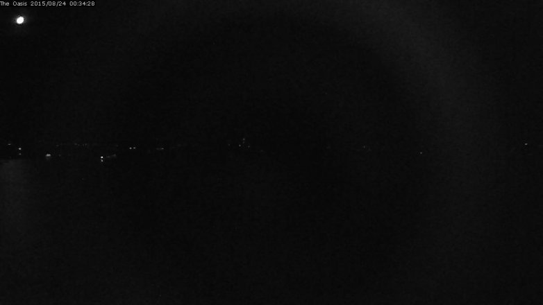 Lake Travis webcam, August 23, 2015 11:40 PM CT