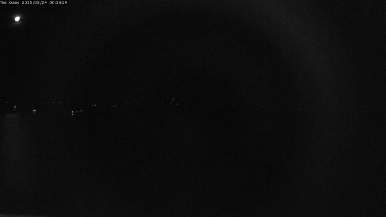 Lake Travis webcam, August 23, 2015 11:45 PM CT