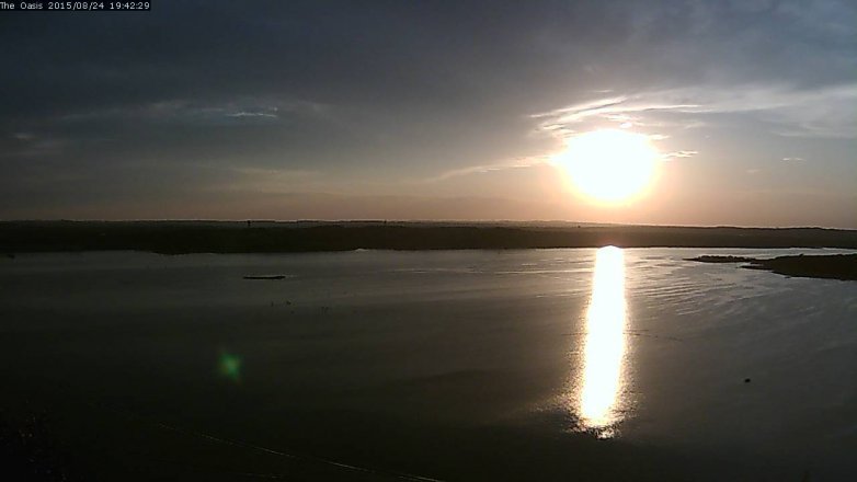 Lake Travis webcam, August 24, 2015 6:50 PM CT