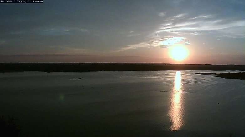 Lake Travis webcam, August 24, 2015 7:00 PM CT