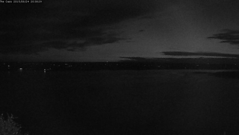 Lake Travis webcam, August 24, 2015 7:45 PM CT