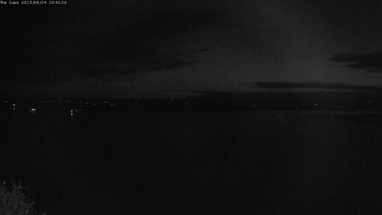 Lake Travis webcam, August 24, 2015 7:50 PM CT