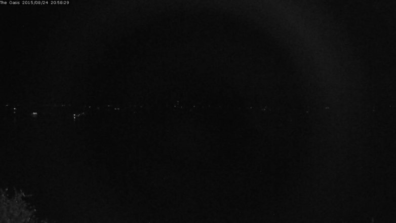 Lake Travis webcam, August 24, 2015 8:05 PM CT