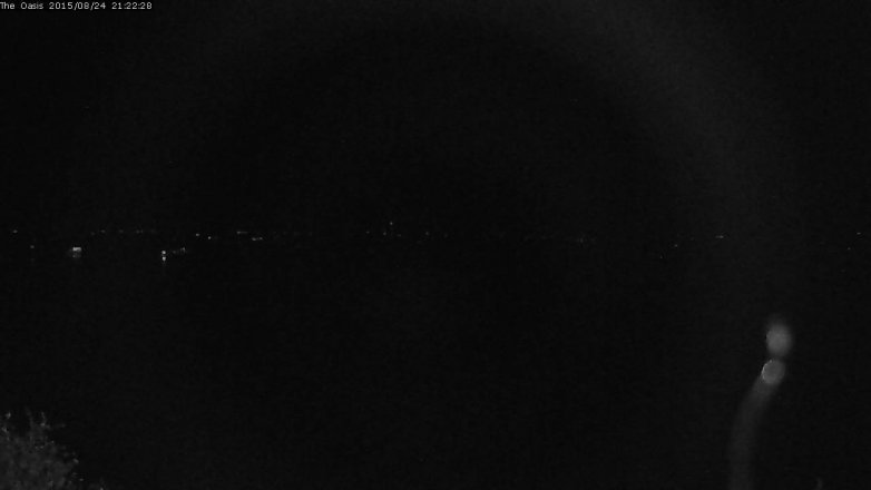 Lake Travis webcam, August 24, 2015 8:30 PM CT