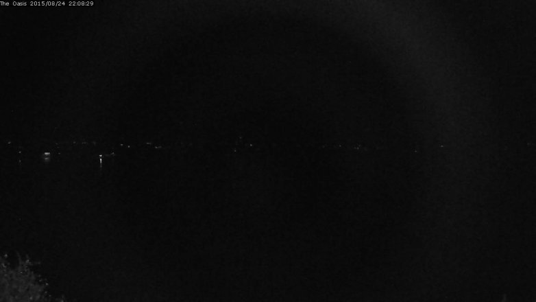 Lake Travis webcam, August 24, 2015 9:15 PM CT