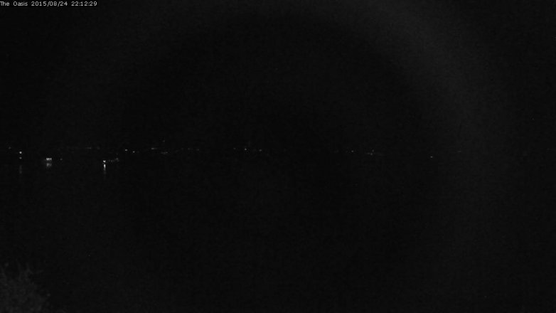 Lake Travis webcam, August 24, 2015 9:20 PM CT