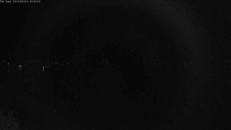 Lake Travis webcam, August 24, 2015 9:50 PM CT