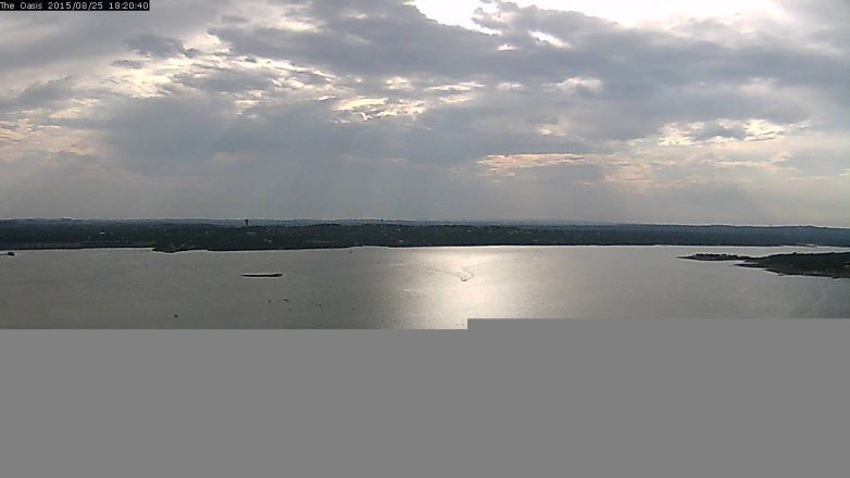 Lake Travis webcam, August 25, 2015 5:25 PM CT