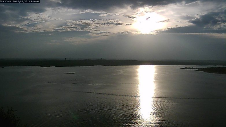 Lake Travis webcam, August 25, 2015 6:20 PM CT
