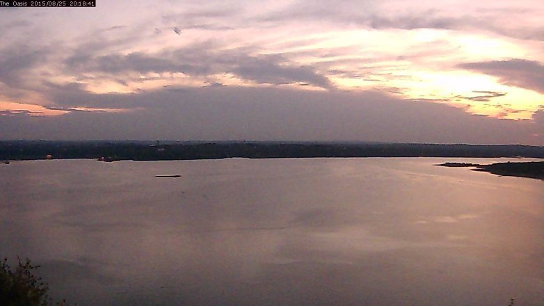 Lake Travis webcam, August 25, 2015 7:25 PM CT