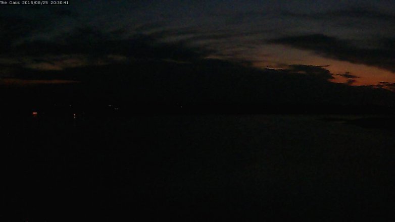 Lake Travis webcam, August 25, 2015 7:35 PM CT
