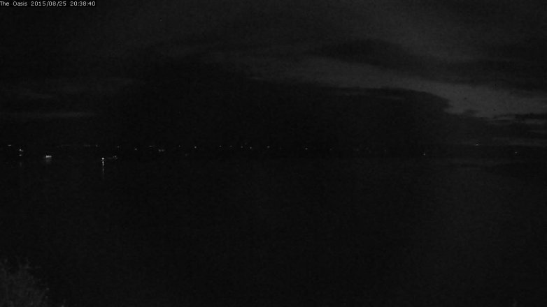 Lake Travis webcam, August 25, 2015 7:45 PM CT