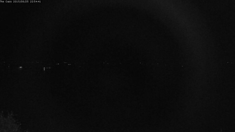 Lake Travis webcam, August 25, 2015 10:00 PM CT