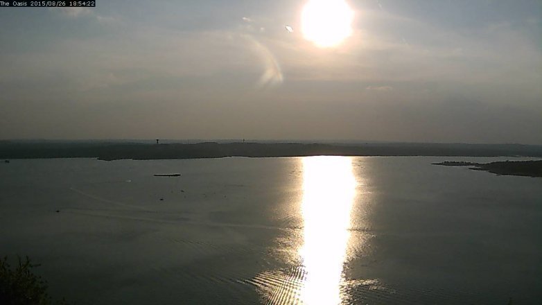 Lake Travis webcam, August 26, 2015 6:00 PM CT