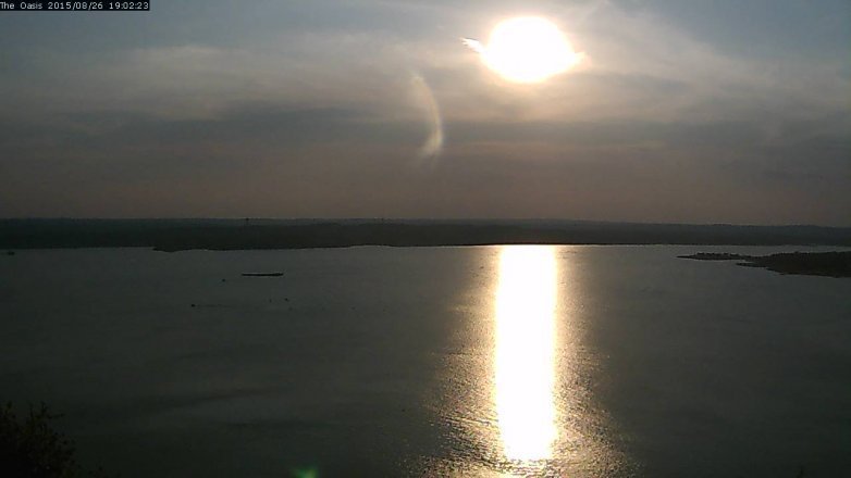 Lake Travis webcam, August 26, 2015 6:10 PM CT