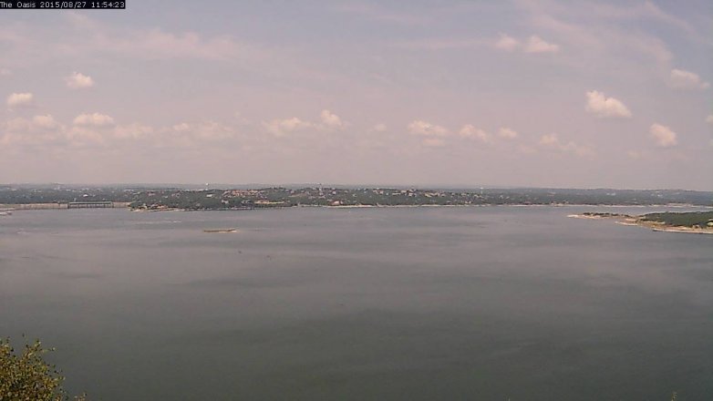 Lake Travis webcam, August 27, 2015 11:00 AM CT