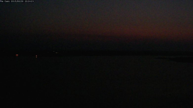 Lake Travis webcam, August 28, 2015 7:30 PM CT