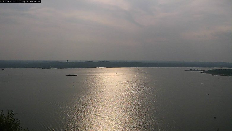 Lake Travis webcam, August 29, 2015 5:05 PM CT