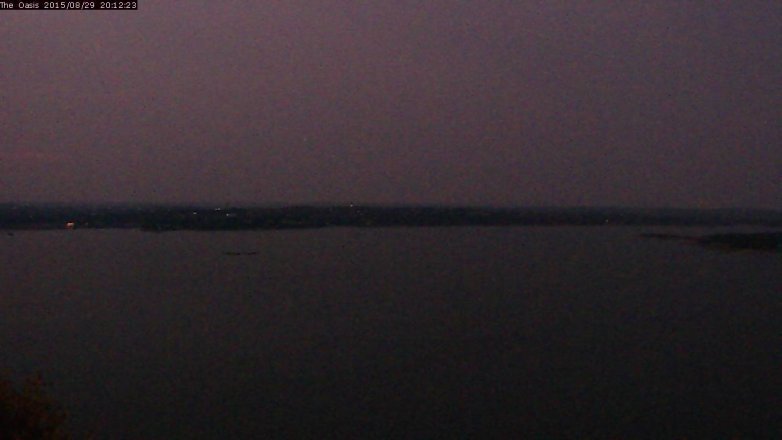 Lake Travis webcam, August 29, 2015 7:20 PM CT