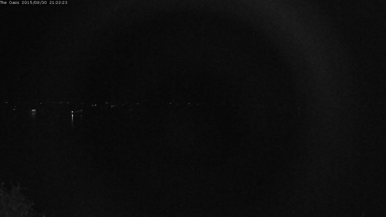 Lake Travis webcam, August 30, 2015 8:30 PM CT
