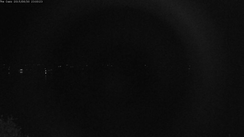 Lake Travis webcam, August 30, 2015 10:05 PM CT
