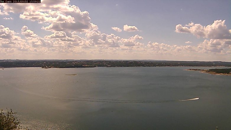 Lake Travis webcam, September 2, 2015 3:05 PM CT