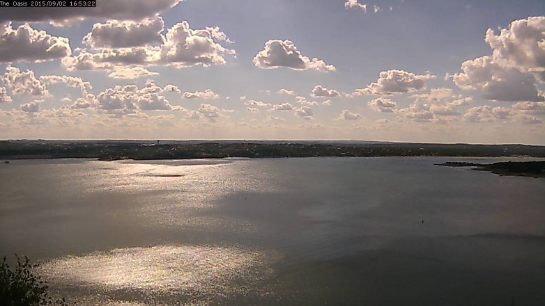 Lake Travis webcam, September 2, 2015 4:00 PM CT