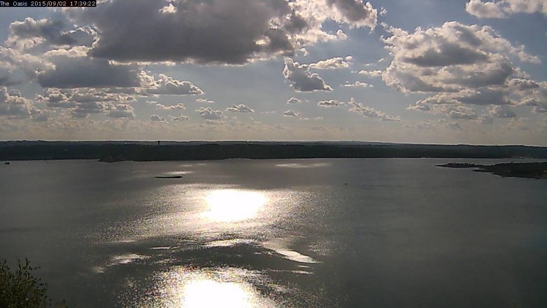 Lake Travis webcam, September 2, 2015 4:45 PM CT