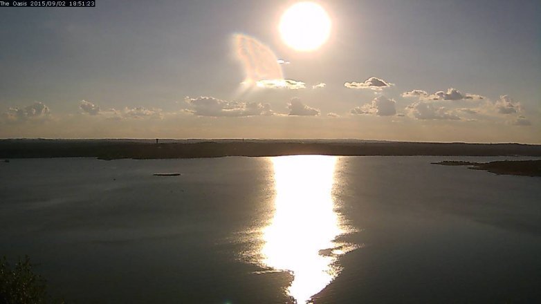 Lake Travis webcam, September 2, 2015 6:00 PM CT