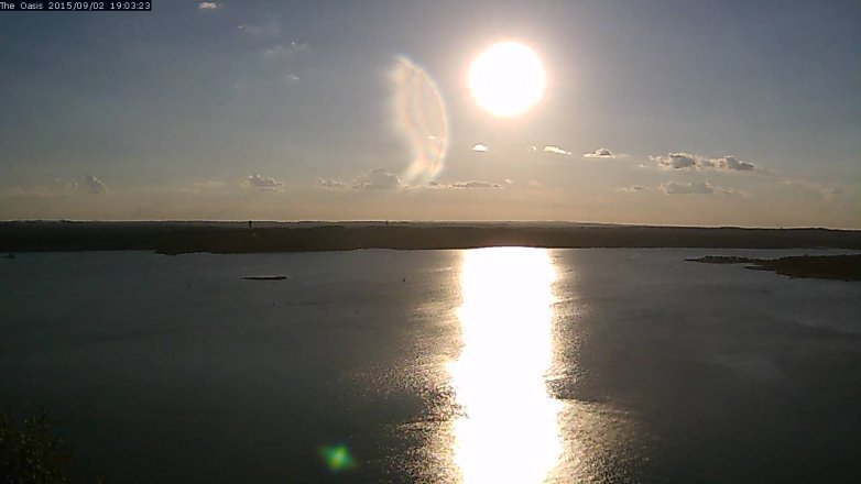 Lake Travis webcam, September 2, 2015 6:10 PM CT