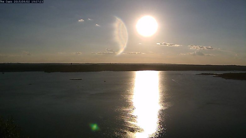 Lake Travis webcam, September 2, 2015 6:15 PM CT