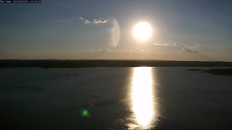Lake Travis webcam, September 2, 2015 6:20 PM CT